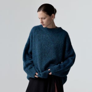 [아코크] Brushed Blend Pullover_Teal Green