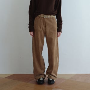 [아르토] [6th] Curved Wale Corduroy Pants_Beige