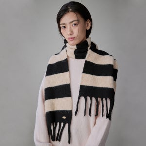 [코케트 스튜디오] Heritage Stripe Wool Muffler 3 Color