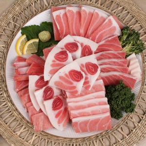 [미식창고] 참다랑어회 1번 뱃살 800g 슬라이스 참치회