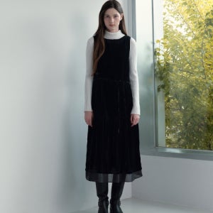 [쥬시쥬디] 슬리브리스벨벳원피스 JZOP721C JZOP721C