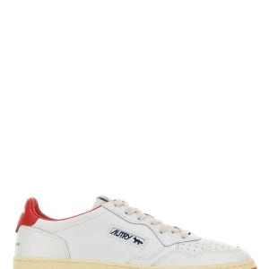 오트리  화이트 레더 오트리 x 메종 키츠네 메달리스트 스니커즈 AULM MK02