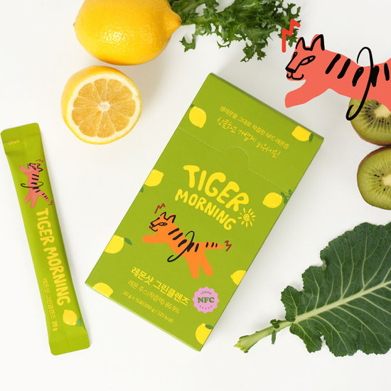 타이거모닝 레몬샷 그린<b>클렌즈</b> 4박스(20gx60포)