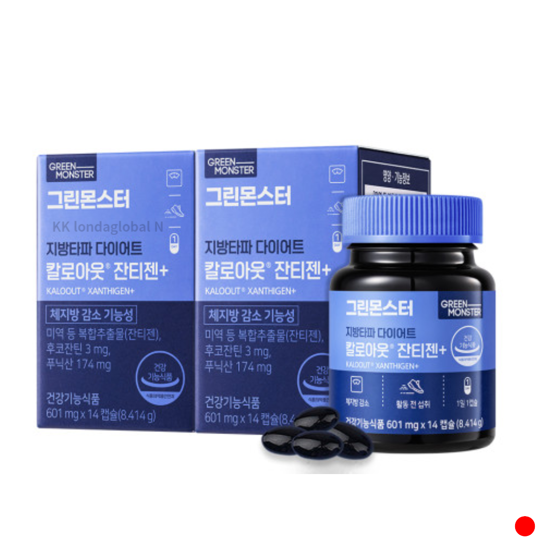 그린몬스터 다이어트 잔티젠 <b>지방</b>타파 칼로아웃 2박스