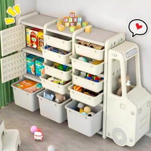 버니토 대용량 자동차 5단수납정리함 어린이수납장 아기수납함 아기장난감정리함