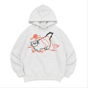 [후드티 츄르내놔] 오버핏 가을 겨울 생일선물 웃긴선물, 미소랜드