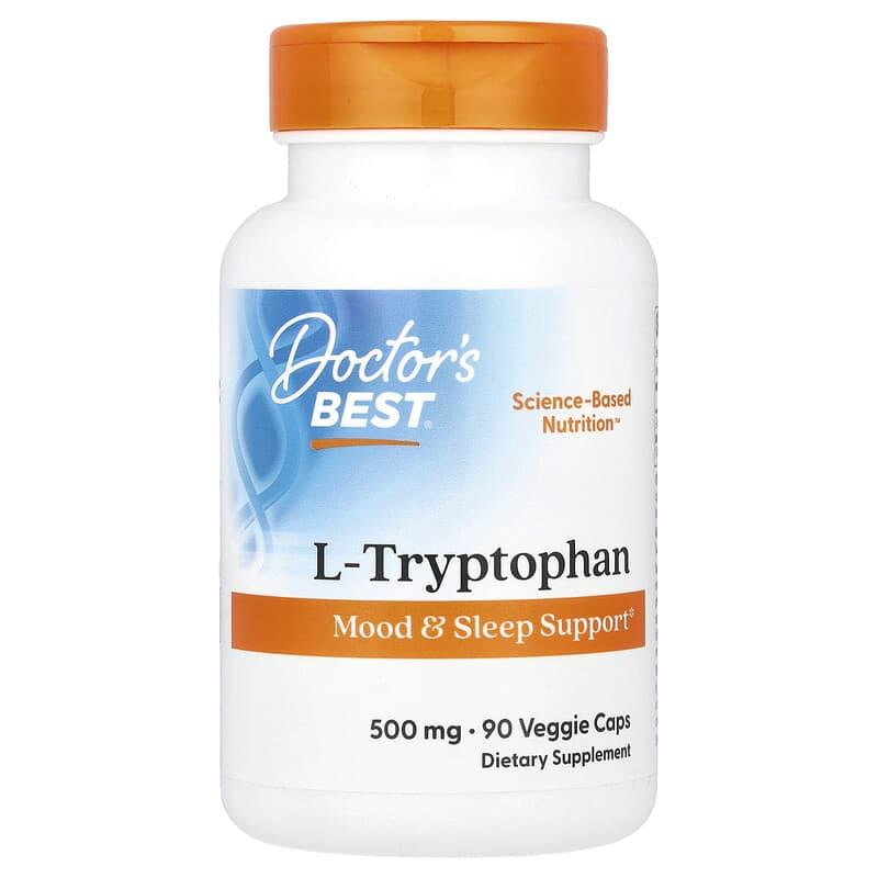 해외배송 Doctors Best 닥터스베스트 L-트립토판 500mg 90정 L-Tryptophan