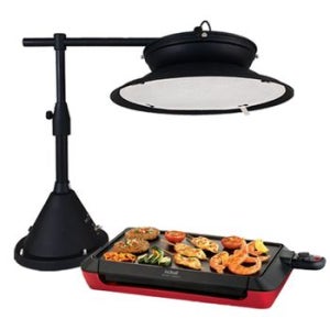 후드콘 국산 휴대용후드 + 전기그릴 [E_2세트] / 테팔 연기 냄새 없는 고기..