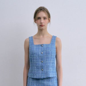 [이엘] 카일리 트위드 뷔스티에_ELVA5101