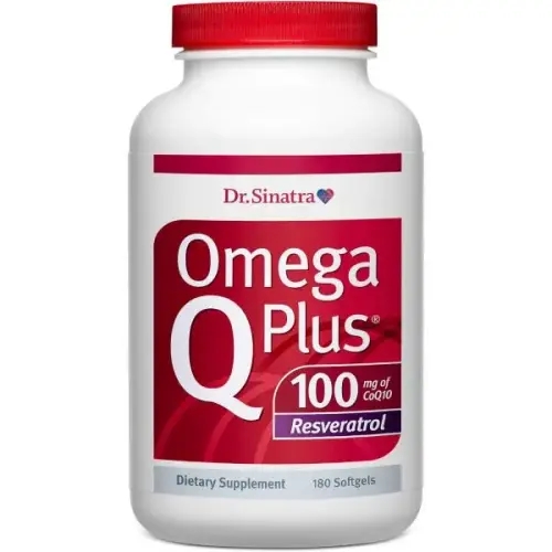 닥터 시나트라 <b>오메가 Q 플러스</b> 100 <b>레스베라트롤</b> - <b>오메가</b>-3 보충제가 심장 건강을 지원하고 100mg의 CoQ1