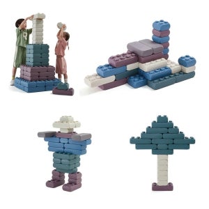 사고력발달 대형사이즈 소프트 상상 빅블럭 A 교구 48p 조카선물 탐구력 창의성