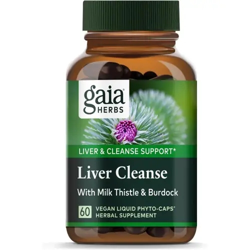 Gaia Herbs 가이아허브 <b>리버 클렌즈</b> 60비건캡슐