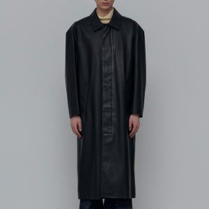 애니타임로릭 Dahlia Mac Coat-Black(Leather)