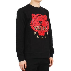 겐조 20 S/S 겐조 남성 레드 타이거 프린팅 맨투맨(블랙) 5SW126 4Z5 99