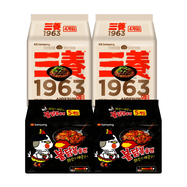 삼양라면 삼양1963 + 불닭볶음면