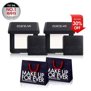 [롯데백화점] 메이크업포에버 HD SKIN 퍼펙팅 프레스드 파우더 0.1 듀오 30프로 할인세트 (+쇼핑백 2종) LE1220347256