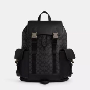 코치 남성 시그니처 캔버스 백팩 CCF90 QBMI5 가방 캔버스CCF90