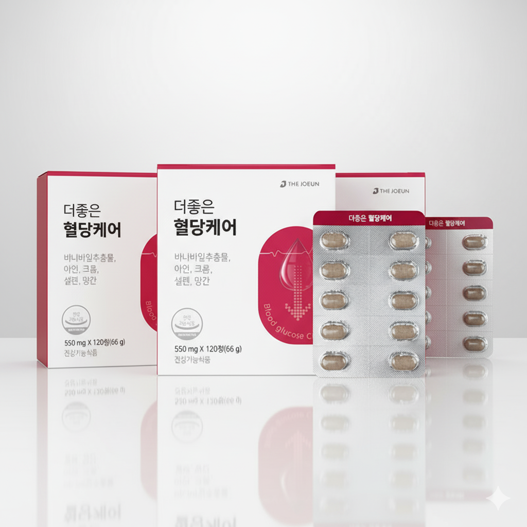 <b>더좋은 혈당케어</b> 120정 3개