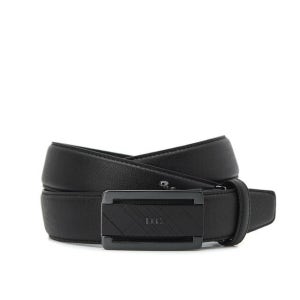 [롯데백화점] 닥스 ACC [선물포장][자동벨트]블랙 체크배색 가죽 자동벨트 DBBE2F089BK LE1206610249