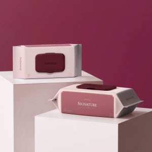 베베숲 시그니처 위드 레드 고평량 아기물티슈 70매 캡형 10+10팩