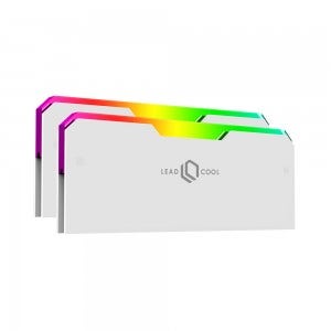 LEADCOOL RH-1 EVO ARGB 메모리 방열판 화이트 (2팩)
