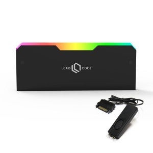 LEADCOOL RH-1 EVO ARGB 메모리 방열판 블랙 KIT (컨트롤러/1팩)
