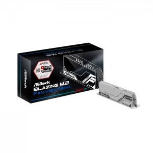 ASRock Blazing M.2 Gen5 Fan-Heatsink Type-1 (Silver)
