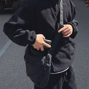 피가 패딩 멀티 포켓 크로스백[FREE]