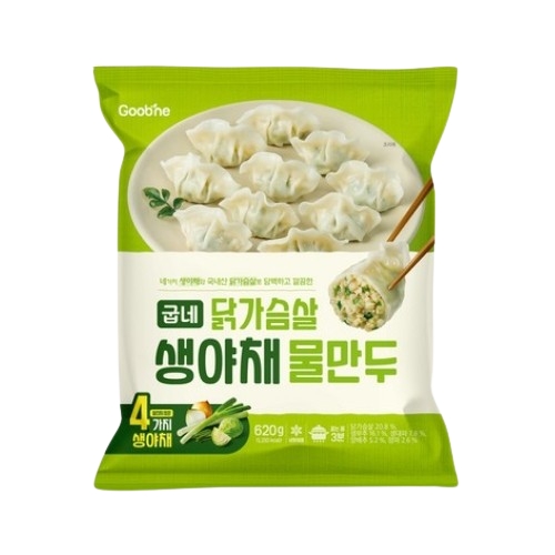 굽네 닭가슴살 생야채 물만두 제품 이미지