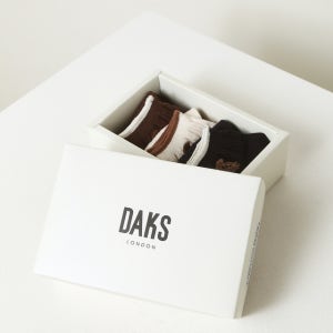 [닥스 액세서리] [LF몰단독] 블랙 자수장식 면혼방 여성 단목양말3종세트 DBSS6E554BK