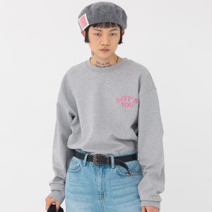 [라츠] 라츠 그래픽 스웨트셔츠 문 그레이