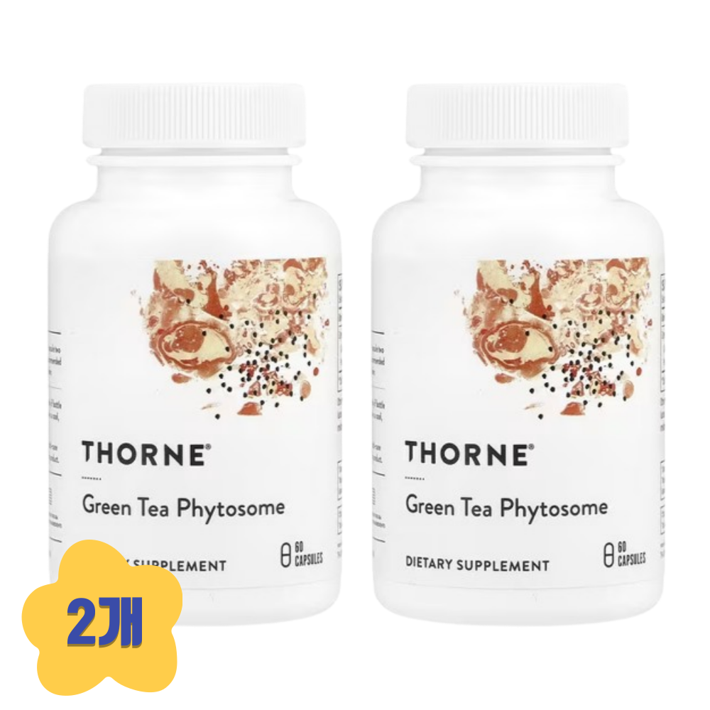 (2개) 쏜리서치 <b>그린티 파이토솜</b> 피토솜 250mg 60캡슐