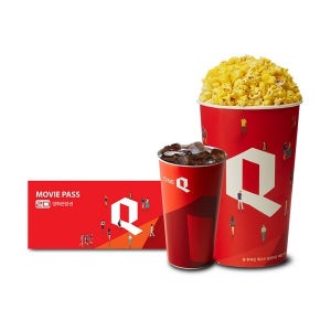 씨네큐 (씨네Q) 1인 패키지(팝콘R1+탄산R1+관람권1매)