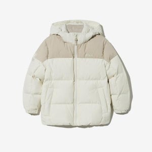 휠라 키즈 중힙 배색 구스다운  FK2DJG4202X_SWH