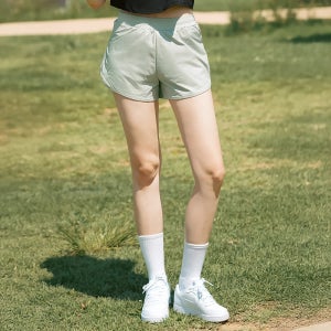면바지 에어러쉬 러닝 여성 쇼츠 라이트카키 휘트니스복