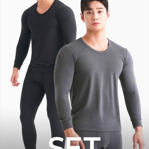 모달 웜 연예인운동복 이너 런닝 티셔츠+팬츠 남자트레이닝복 SET