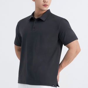 중독 헬스 골프상의 프리미엄 카라 골프복 티셔츠 허그차콜