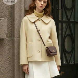 [ENC] 핸드메이드 골드버튼 스티치코트 (ENJH34T51A)