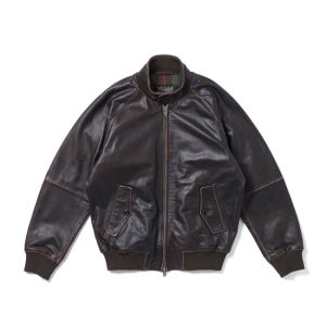바라쿠타 Cow Leather G9 Jacket [Faded Black]