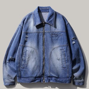 [펀치라인] 올라운더 데님 자켓 레트로블루 PLOT9168