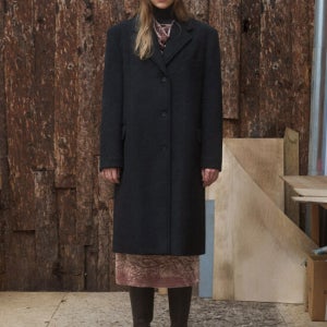 앤니즈 Mond Single Long Coat (Black)