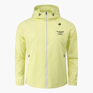 [르꼬끄스포르티브] 유니 르 아이스 레귤러핏 바람막이 자켓 - 라임(QQ223EJK41)