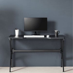 [리노아트로] [심플 디자인 책상👍] 게임 사무실 재택 근무 프리 랜서 업무✔️ 원룸 자취 기숙사 사무실 인테리어