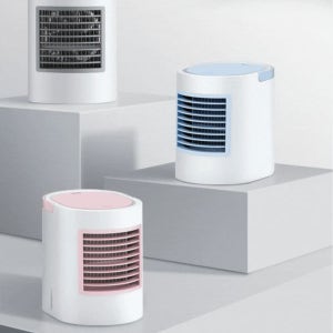 [리노아트로] [여름 필수 냉풍기 🎉] 미니 LED 냉방기 써큘레이터 🛌 열대야 선풍기_44357574
