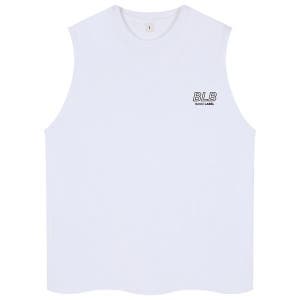 [베이직라벨] [당일발송/타임특가] 기본스트록 여름 민소매 박스 트임 오버핏 나시티 BNW_0005 (4Color)