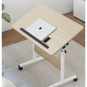 [리노아트로] [심플 디자인 우드 각도 조절 책상👍] 높낮이 가능 데스크 선반✔️ 원룸 자취 기숙사 사무실 재택 근무 프리랜서