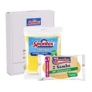 스폰텍스 스폰지 항균행주 수세미세트 5p 판촉물 제작 전문~주방용품~수세미/행주