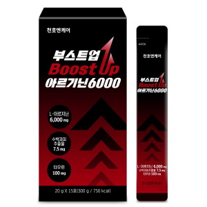 천호엔케어 <b>부스트업 아르기닌 6000</b> 15포(고급 아르기닌)1상자