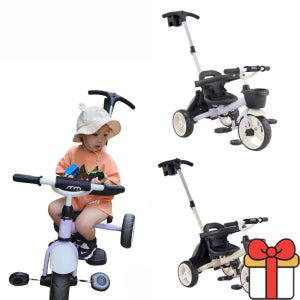 삼천리 2024 샘트라이크100 아기 유아 다기능 유모차 세발자전거