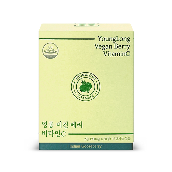 <b>영롱</b> 비건 베리 <b>비타민C</b> 30정 (1개월분)